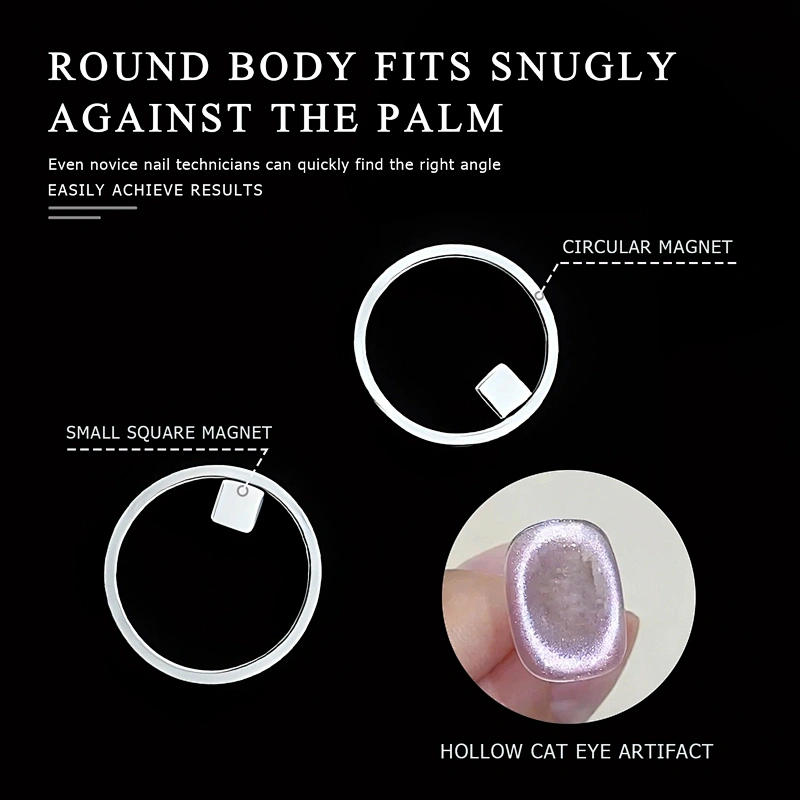Round Cat Ear Dual-Head Nail Magnet Tool